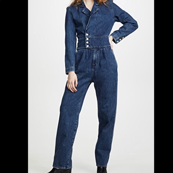 agolde denim jumpsuit